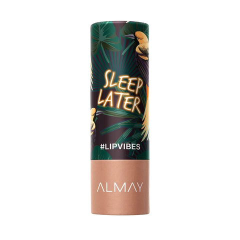 Almay Lip Vibes Creme Lipstick, 250 Sleep Later, 0.14 oz