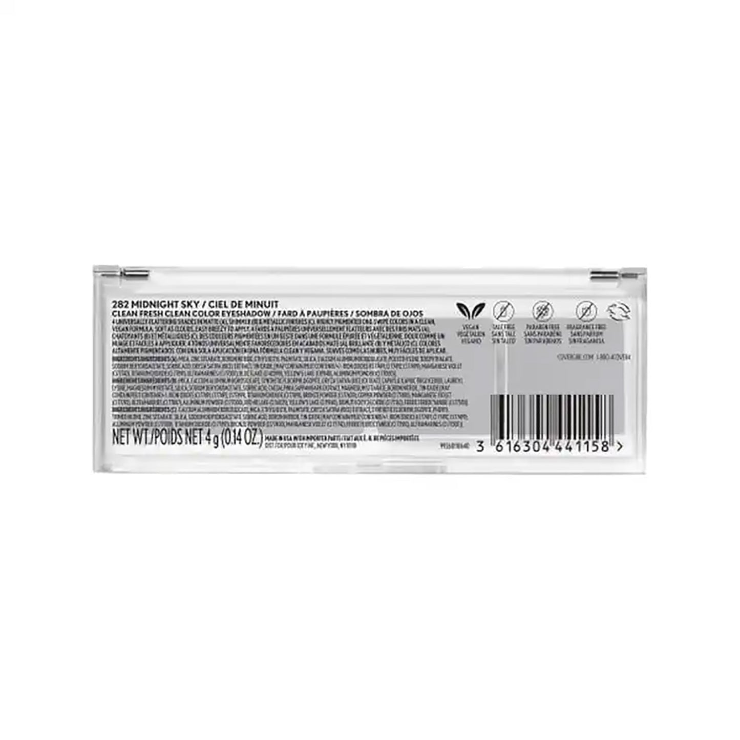 COVERGIRL Clean Fresh Clean Color Eye Shadow, 282 Midnight Sky
