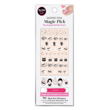 Dashing Diva Magic Pick 3D Nail Art Stickers, MK35 Bag Of Tricks