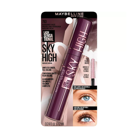 Maybelline Lash Sensational Sky High Washable Mascara, 793 Burgundy Haze
