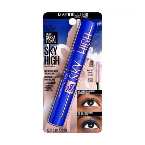 Maybelline Lash Sensational Sky High Washable Mascara, 797 Blue Mist