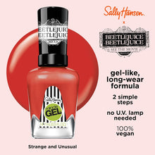 Sally Hansen Miracle Gel x BeetleJuice Collection Nail Polish, 927 Strange As Unusual