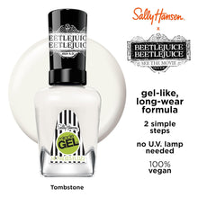 Sally Hansen Miracle Gel x BeetleJuice Collection Nail Polish, 928 Tombstone