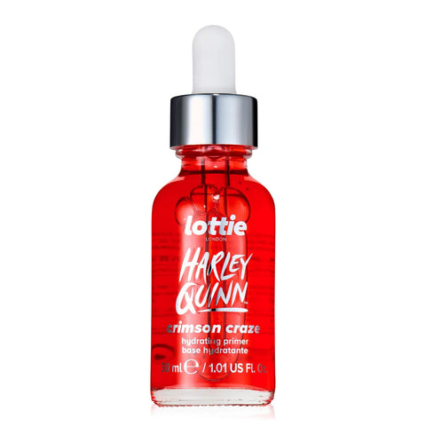 Lottie London x Harley Quinn Color-Changing Primer, Crimson Craze