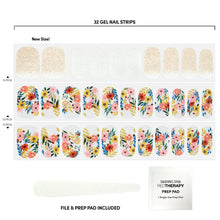 Dashing Diva Gloss Ultra Shine Gel Nail Strips, GS351 Wallflower Frenzy