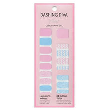 Dashing Diva Gloss Ultra Shine Gel Nail Strips, GS551 Poppin Pastels