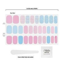 Dashing Diva Gloss Ultra Shine Gel Nail Strips, GS551 Poppin Pastels