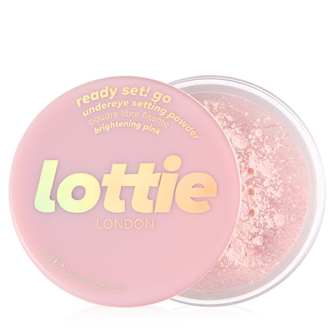 Lottie London Ready Set Go Setting Powder, Pink