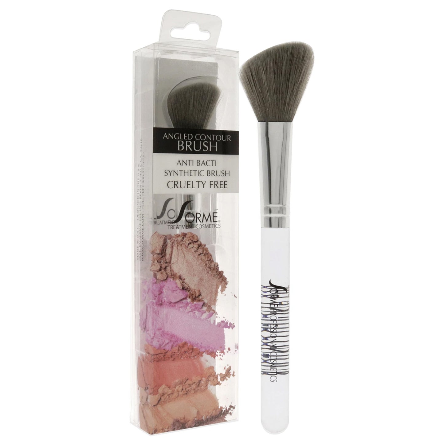 Sorme Cosmetics Charcoal Infused Angled Contour and Blush Brush, #969