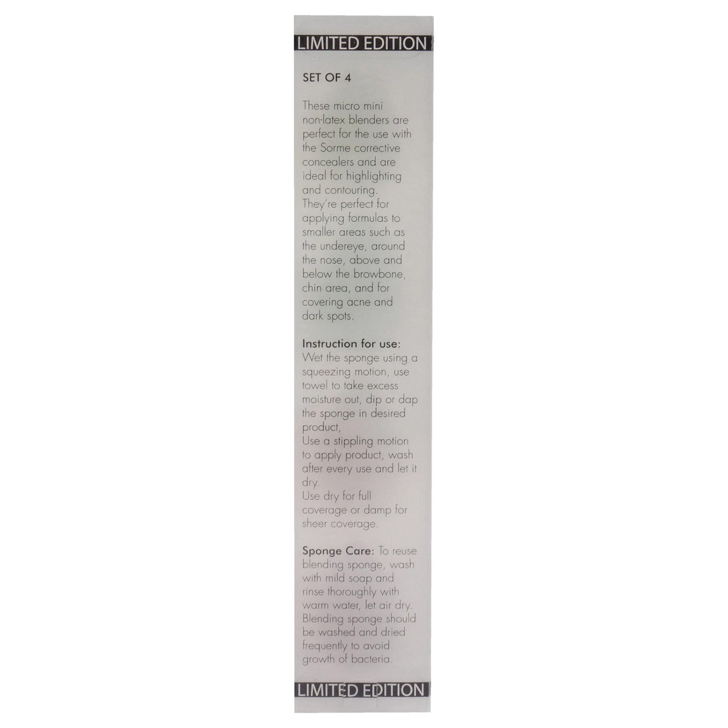 Sorme Cosmetics Micro Mini Blending Sponges, #MCB4