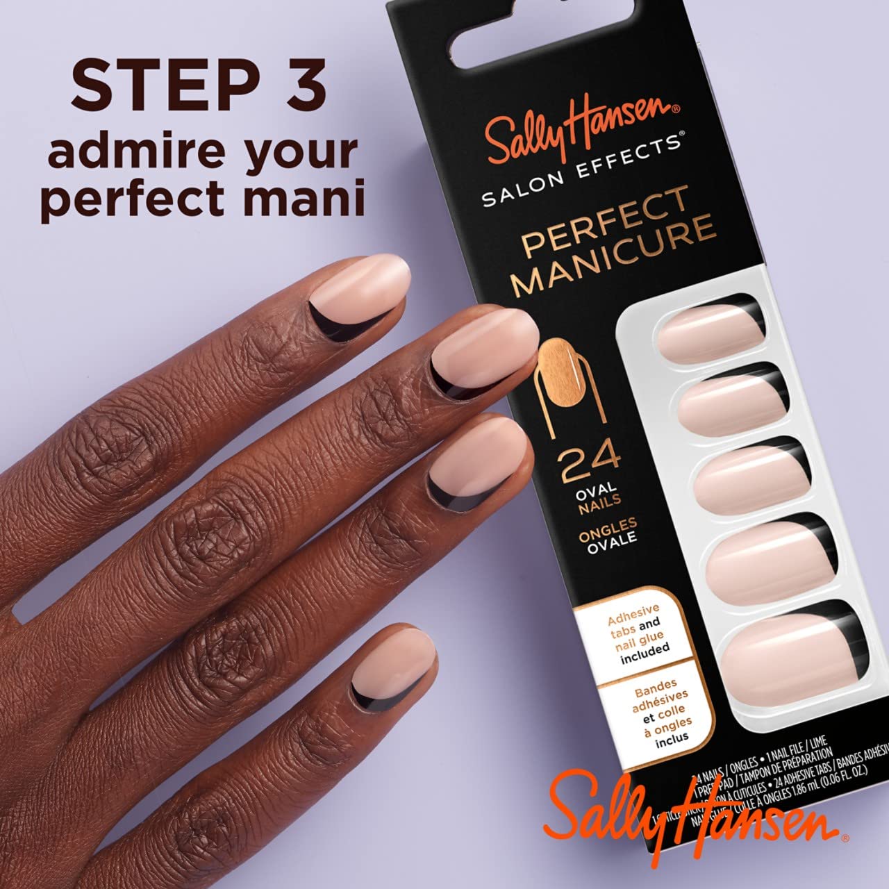 Sally Hansen Salon Effects Perfect Manicure Press on Nails Kit, AL211 ASAP Apple