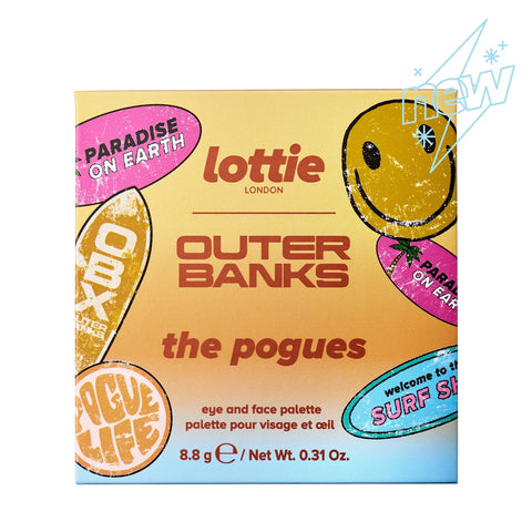 Lottie London x Outer Banks The Pogues Eye and Face Palette
