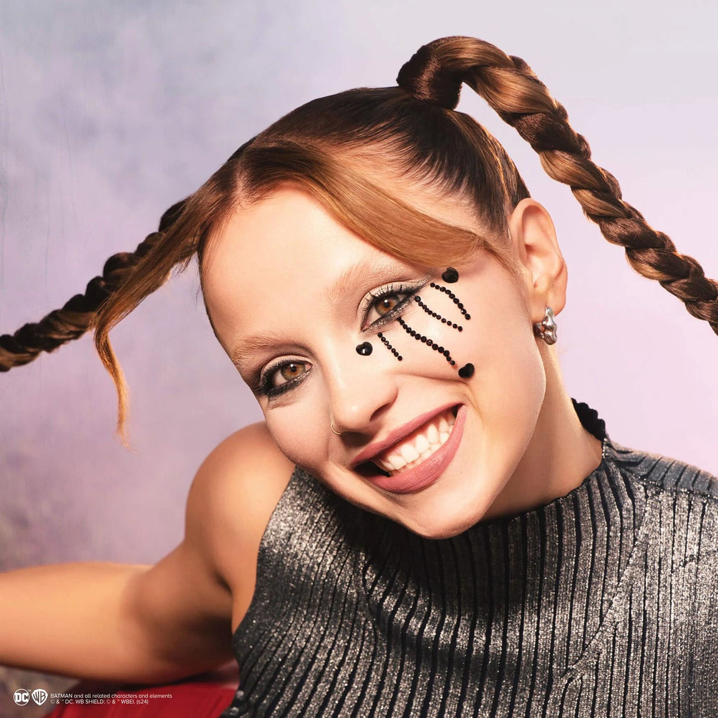 Lottie London x Harley Quinn Pouts & Pigtails Face & Body Gems, Toxic Love