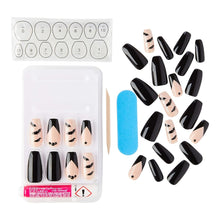 Kiss Halloween Special Design Nails - 85820 Ghostin', Long Length, Coffin Shape, 28 Fake Nails - A1 Great Deals - Kiss Nail Products - 731509858204