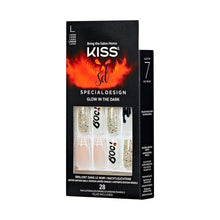 KISS Special Design Halloween Fake Nails, Glow - In - The - Dark, 87742 HSD22X Party Till I Die - A1 Great Deals - Kiss Nail Products - 731509877427
