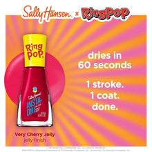 Sally Hansen Insta - Dri x Ring Pop Collection Nail Polish, 742 Very Cherry Jelly, 0.31 fl oz - A1 Great Deals - Sally Hansen - 3616305501813
