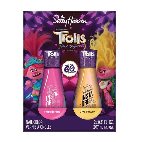 Sally Hansen Insta - Dri x Trolls Nail Polish Collection Duo - A1 Great Deals - Sally Hansen - 3616305242631