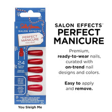 Sally Hansen Salon Effects Perfect Manicure Press on Nails Kit, AL913 You Sleigh Me - A1 Great Deals - Sally Hansen - 3616305512772