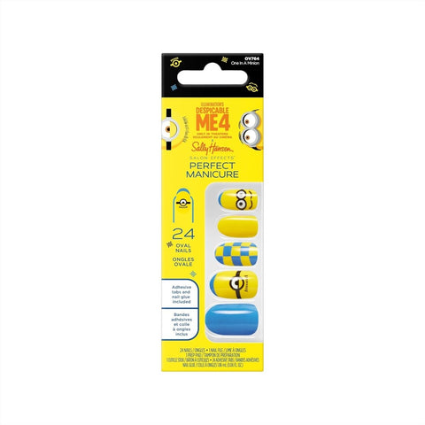 Sally Hansen Salon Effects Perfect Manicure Press on Nails Kit, OV764 One In A Minion - A1 Great Deals - Sally Hansen - 3616305517425