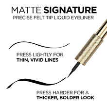 L'Oreal Matte Signature Liquid Dip Eyeliner 700 Black - A1 Great Deals - L'Oreal Paris - 071249403709