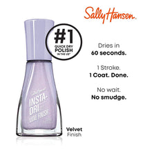 Sally Hansen Insta - Dri Nail Polish x Luxe Finish Collection, Lavish Lilac, 0.31 fl oz - A1 Great Deals - Sally Hansen - 3616303401344