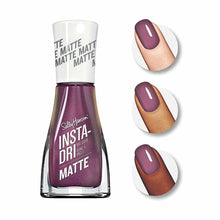 Sally Hansen Insta - Dri Nail Polish x Matte Metallics Collection, 015 Burnished Wine, 0.31 fl oz - A1 Great Deals - Sally Hansen - 074170460568