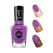 Sally Hansen Miracle Gel x Neon Collection Nail Polish, 870 Feelin' Grape, 0.50 fl oz - A1 Great Deals - Sally Hansen - 3616302484867