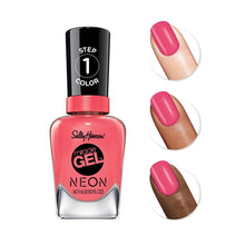 Sally Hansen Miracle Gel x Neon Collection Nail Polish, 873 Flash of Bright, 0.50 fl oz - A1 Great Deals - Sally Hansen - 3616302484850