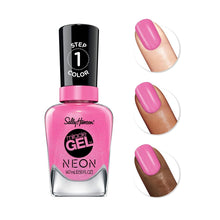Sally Hansen Miracle Gel x Neon Collection Nail Polish, 876 Floresc Pink, 0.50 fl oz - A1 Great Deals - Sally Hansen - 3616302484874