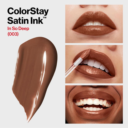 Revlon ColorStay Satin Ink Liquid Lipstick, 003 In So Deep