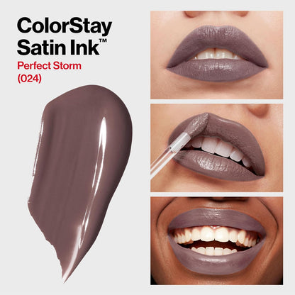 Revlon ColorStay Satin Ink Liquid Lipstick, 024 Perfect Storm