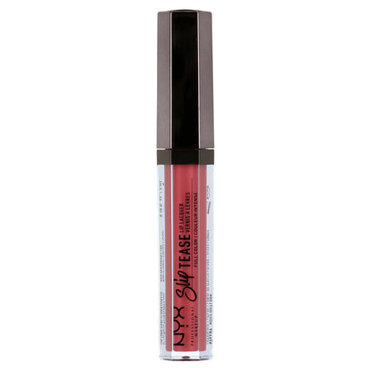 NYX Cosmetics Slip Tease Full Color Lip Lacquer, 07 Rosy Outlook