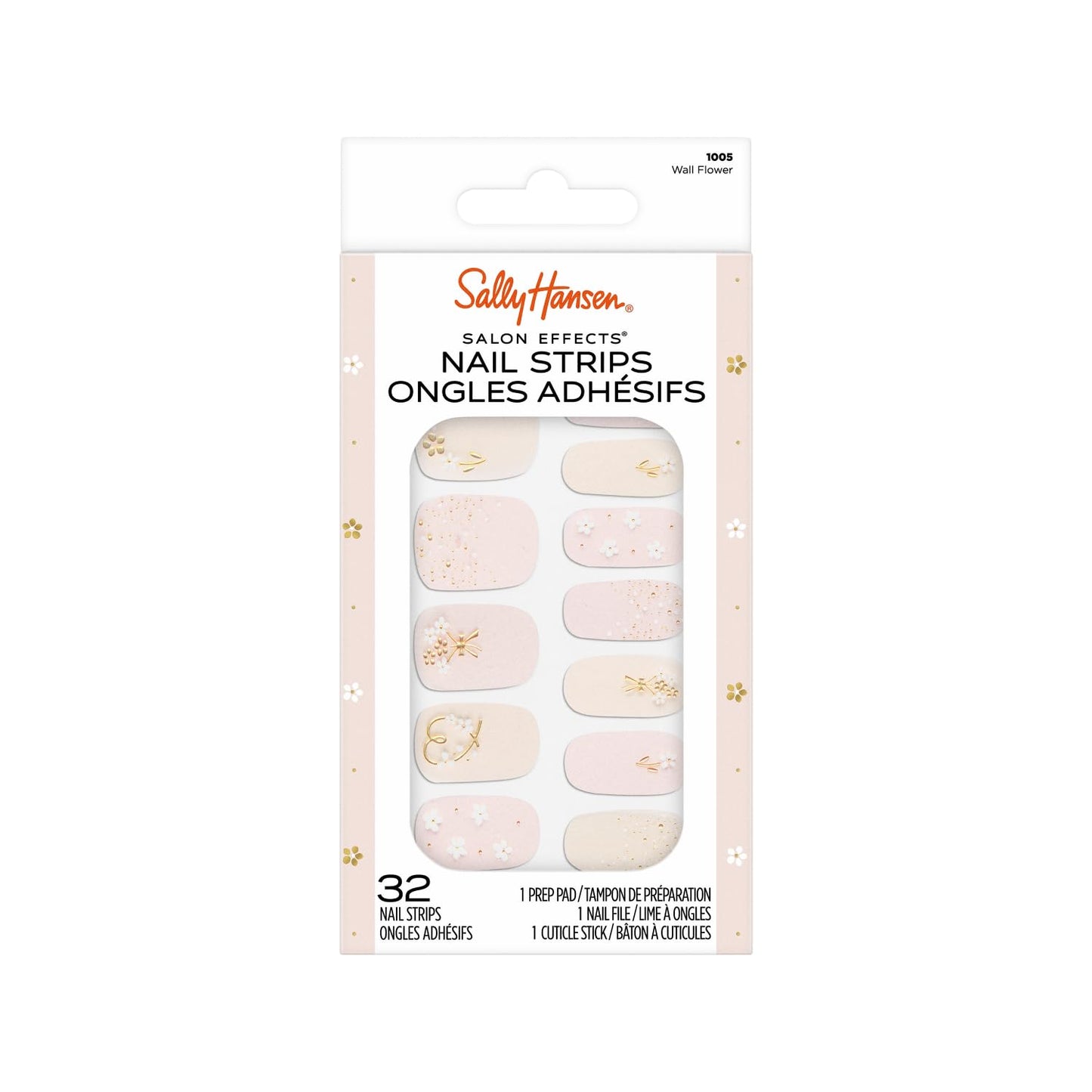 Sally Hansen Salon Effects Nail Polish Strips, 1005 Wall Flower