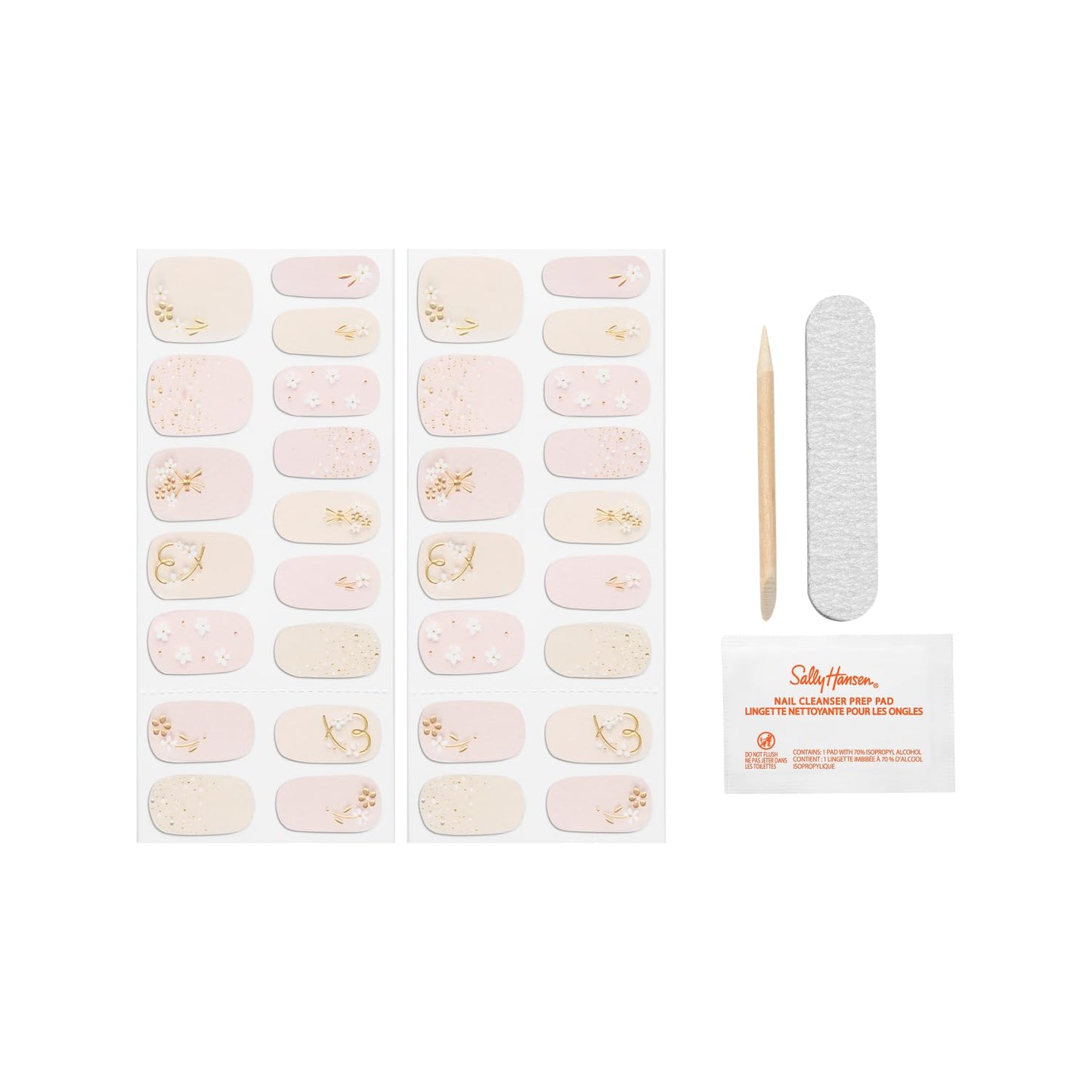 Sally Hansen Salon Effects Nail Polish Strips, 1005 Wall Flower