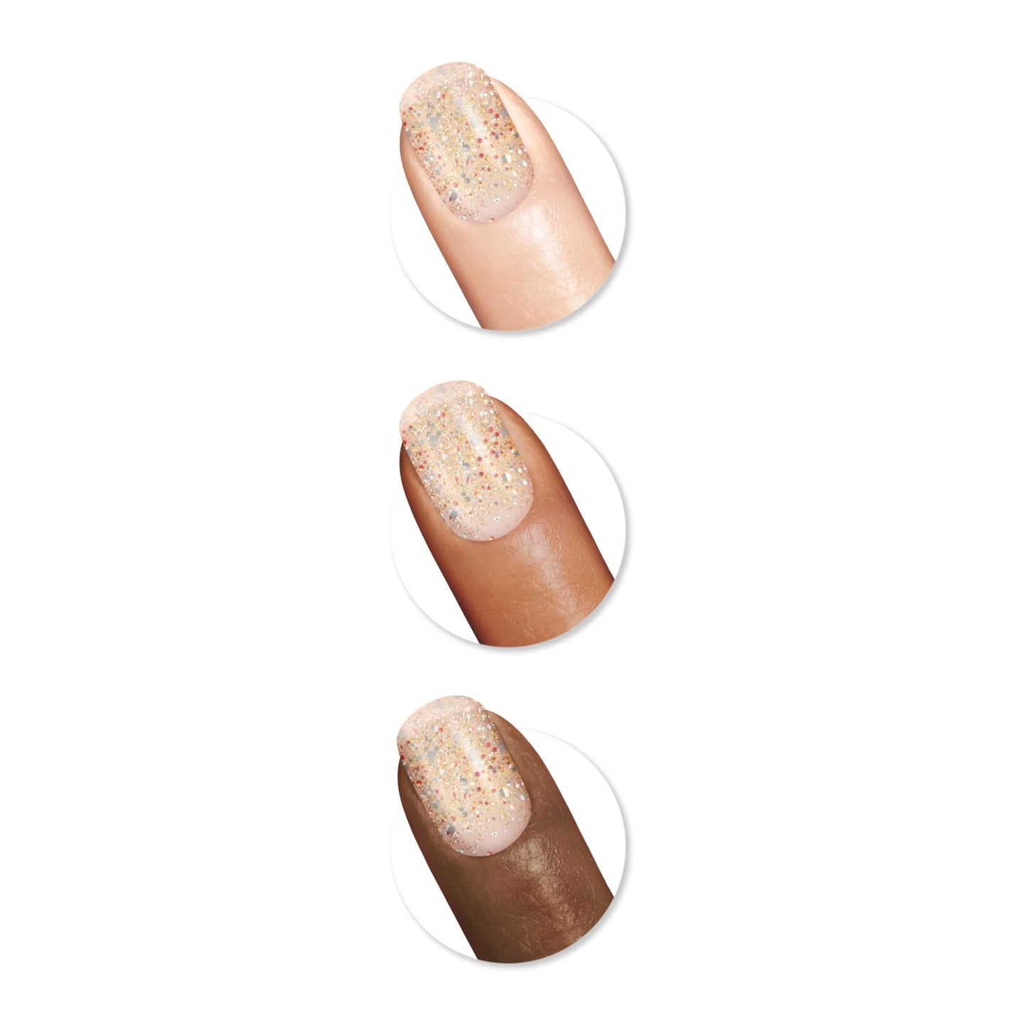 Sally Hansen Salon Effects Nail Polish Strips, 1010 Make It Shimmer