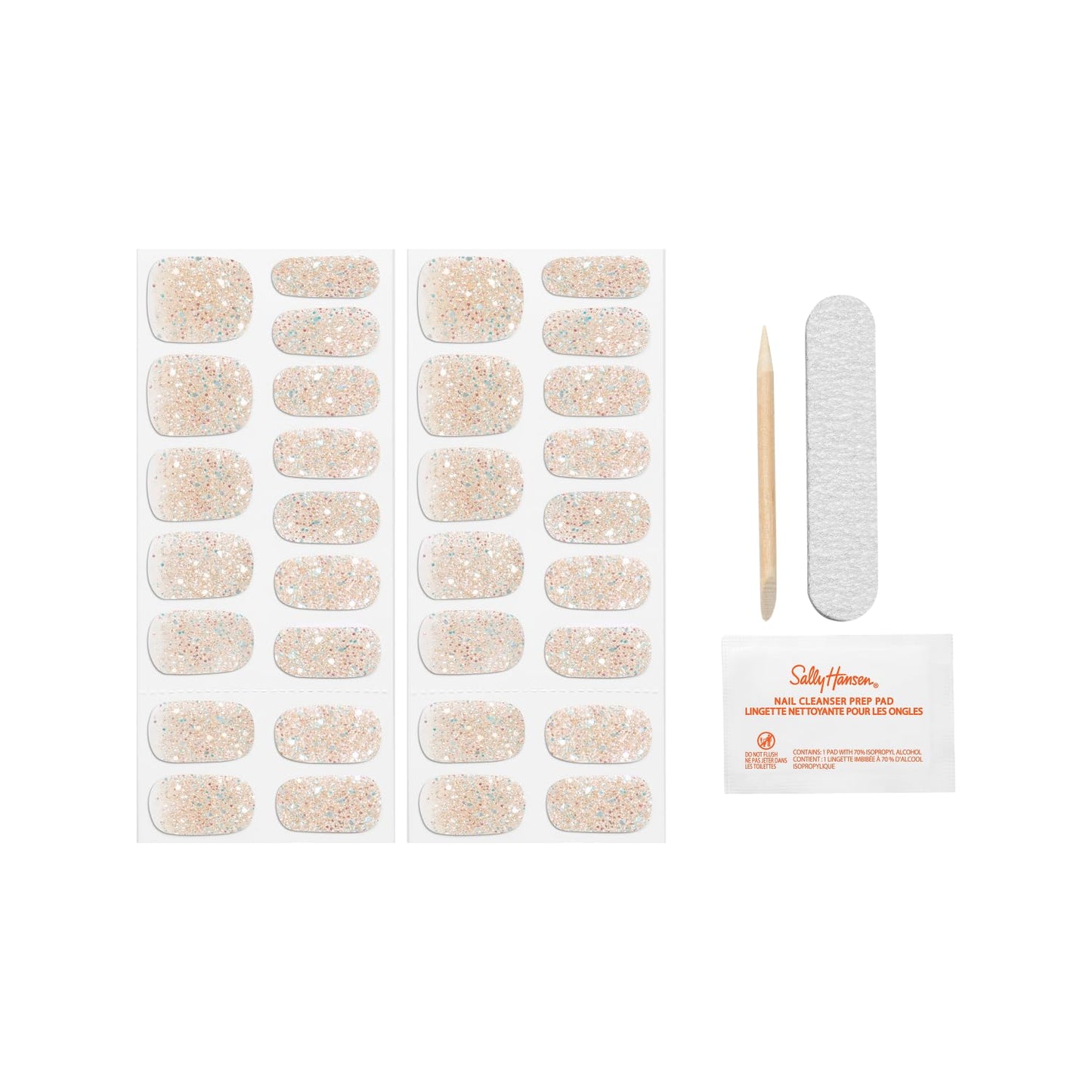 Sally Hansen Salon Effects Nail Polish Strips, 1010 Make It Shimmer