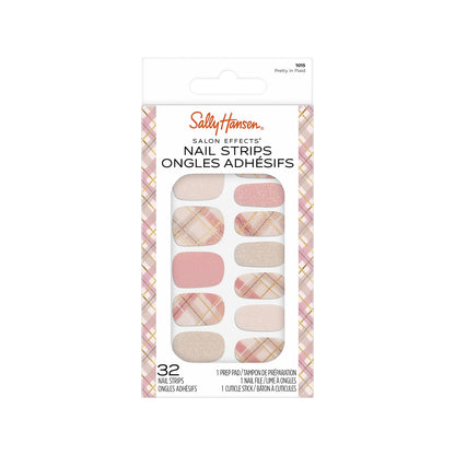Sally Hansen Salon Effects Nail Polish Strips, 1015 Pretty In Plaid