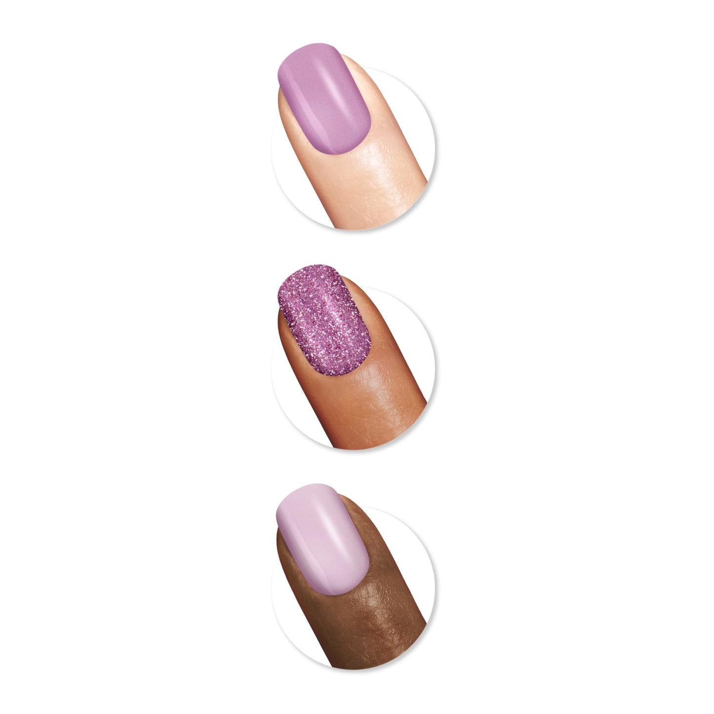 Sally Hansen Salon Effects Nail Polish Strips, 1020 Orchids Bloom