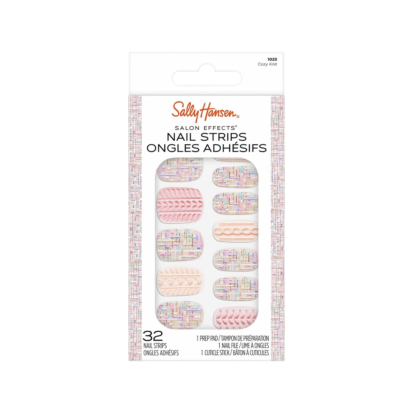 Sally Hansen Salon Effects Nail Polish Strips, 1025 Cozy Knit