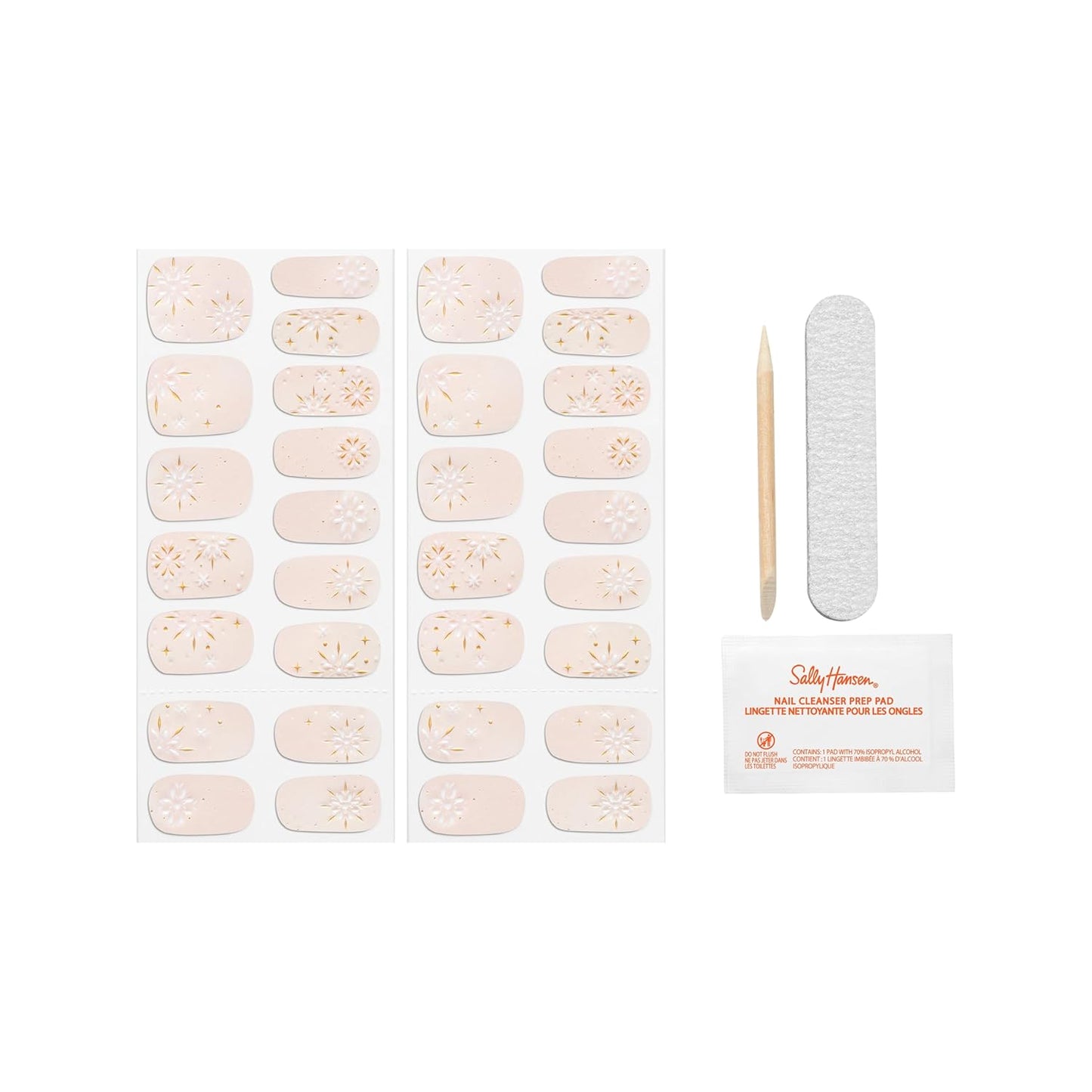 Sally Hansen Salon Effects Nail Polish Strips, 1030 Starlit Burst