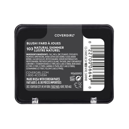 CoverGirl Cheekers Blendable Powder Blush, 103 Natural Shimmer