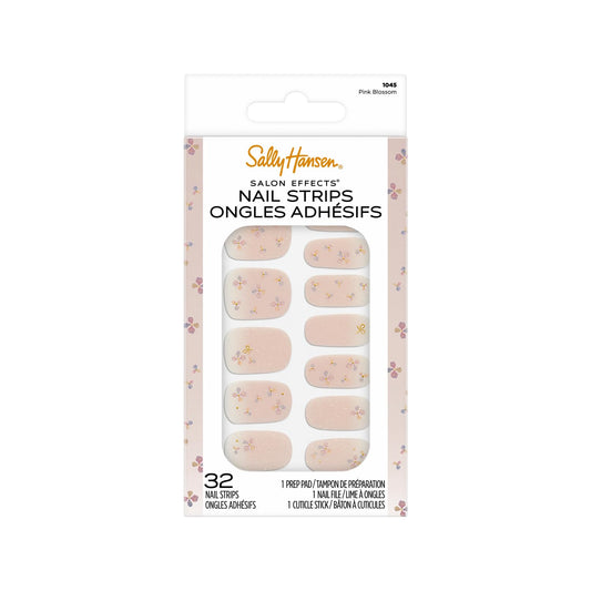 Sally Hansen Salon Effects Nail Polish Strips, 1045 Pink Blossom