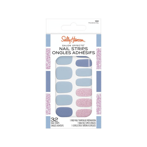 Sally Hansen Salon Effects Nail Polish Strips, 1050 Powdered Sky