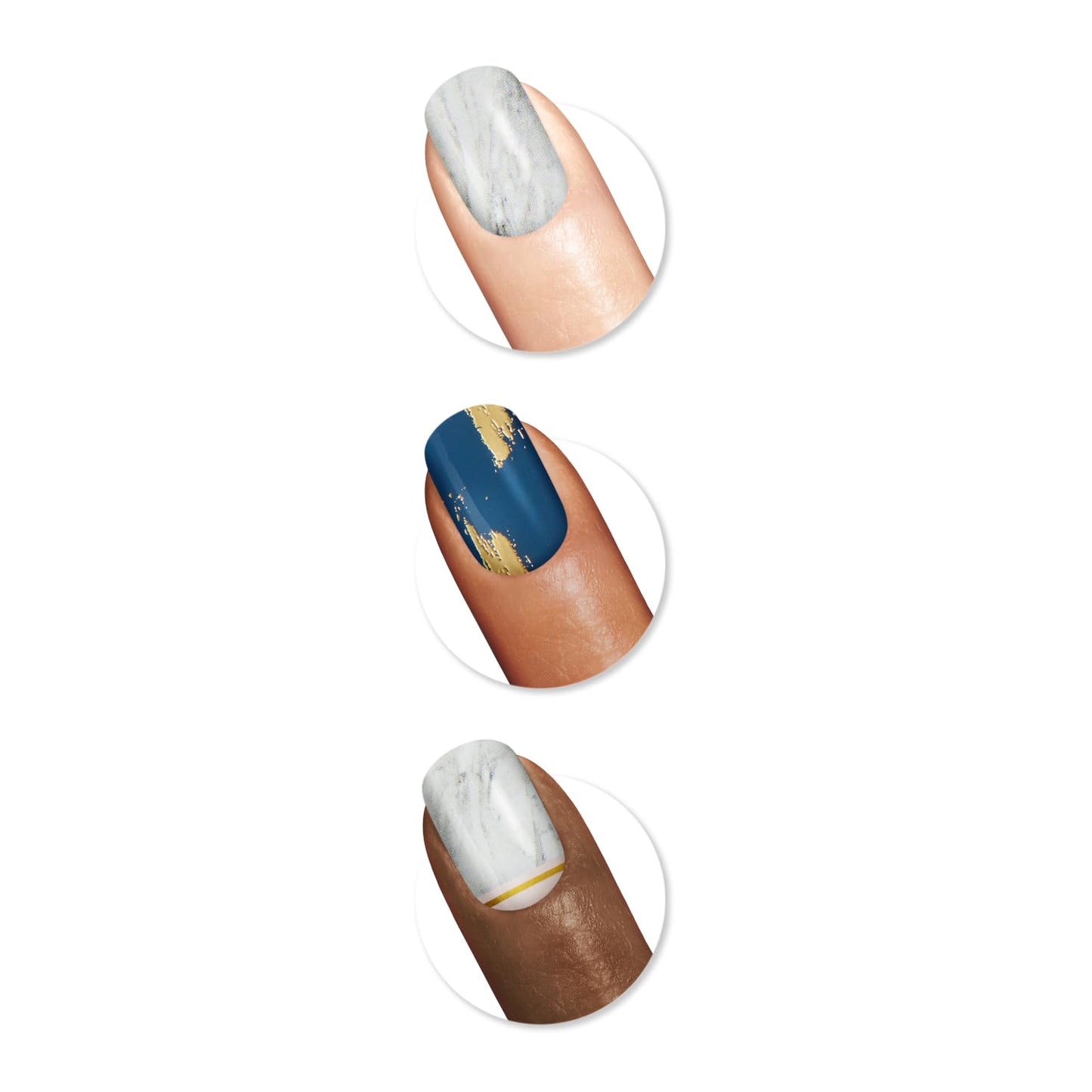 Sally Hansen Salon Effects Nail Polish Strips, 1060 Call of Blue-ty