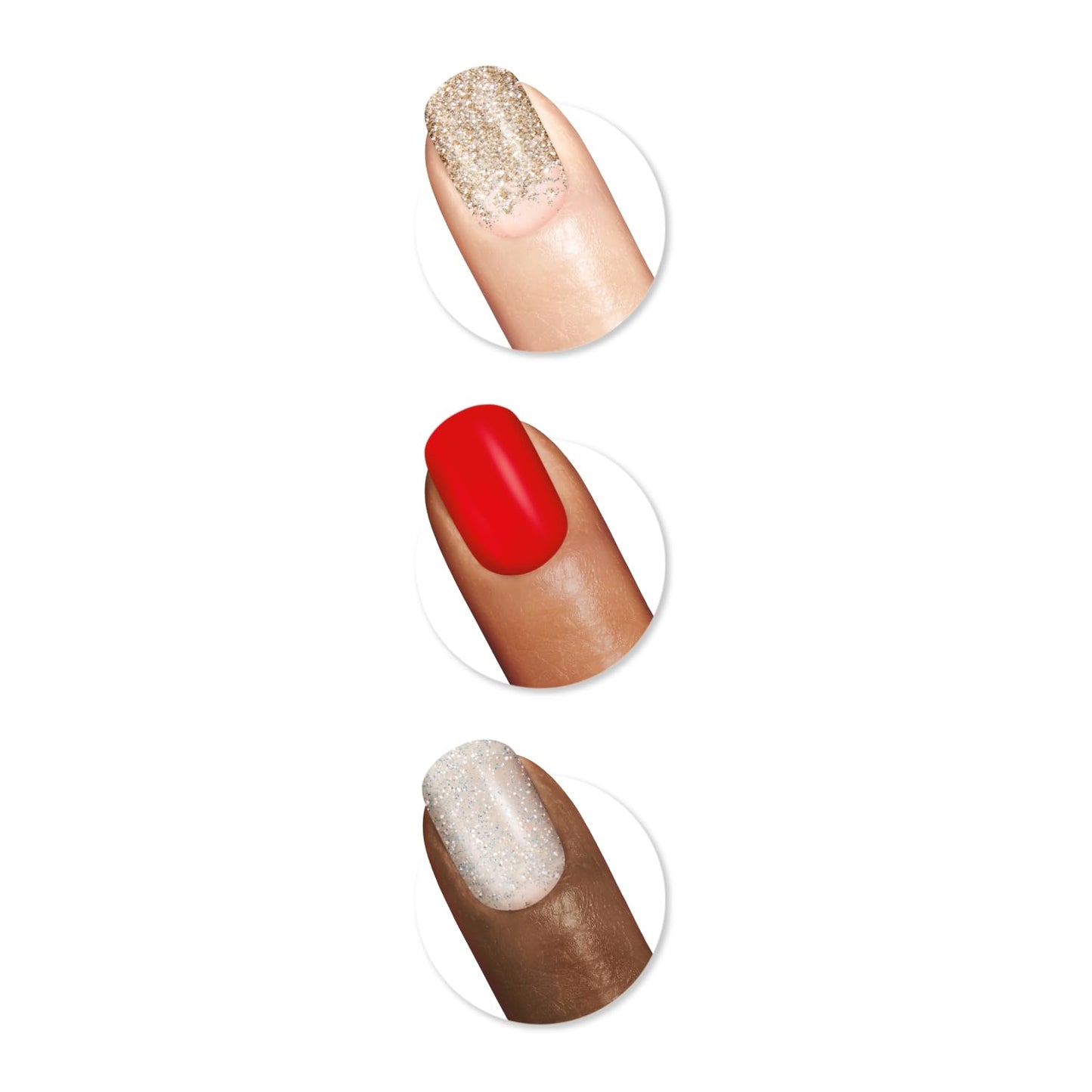Sally Hansen Salon Effects Nail Polish Strips, 1065 A-List Ruby