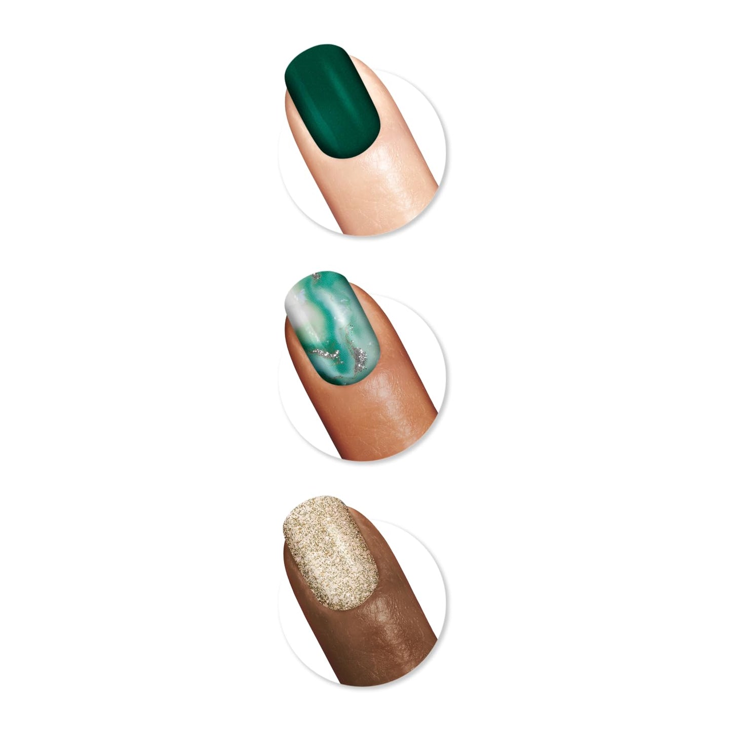 Sally Hansen Salon Effects Nail Polish Strips, 1075 Aqua Marine Dream