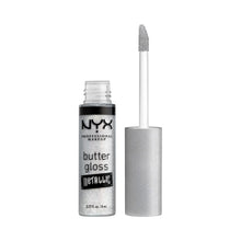 NYX Professional Makeup Butter Gloss Metallic, 10 Ice