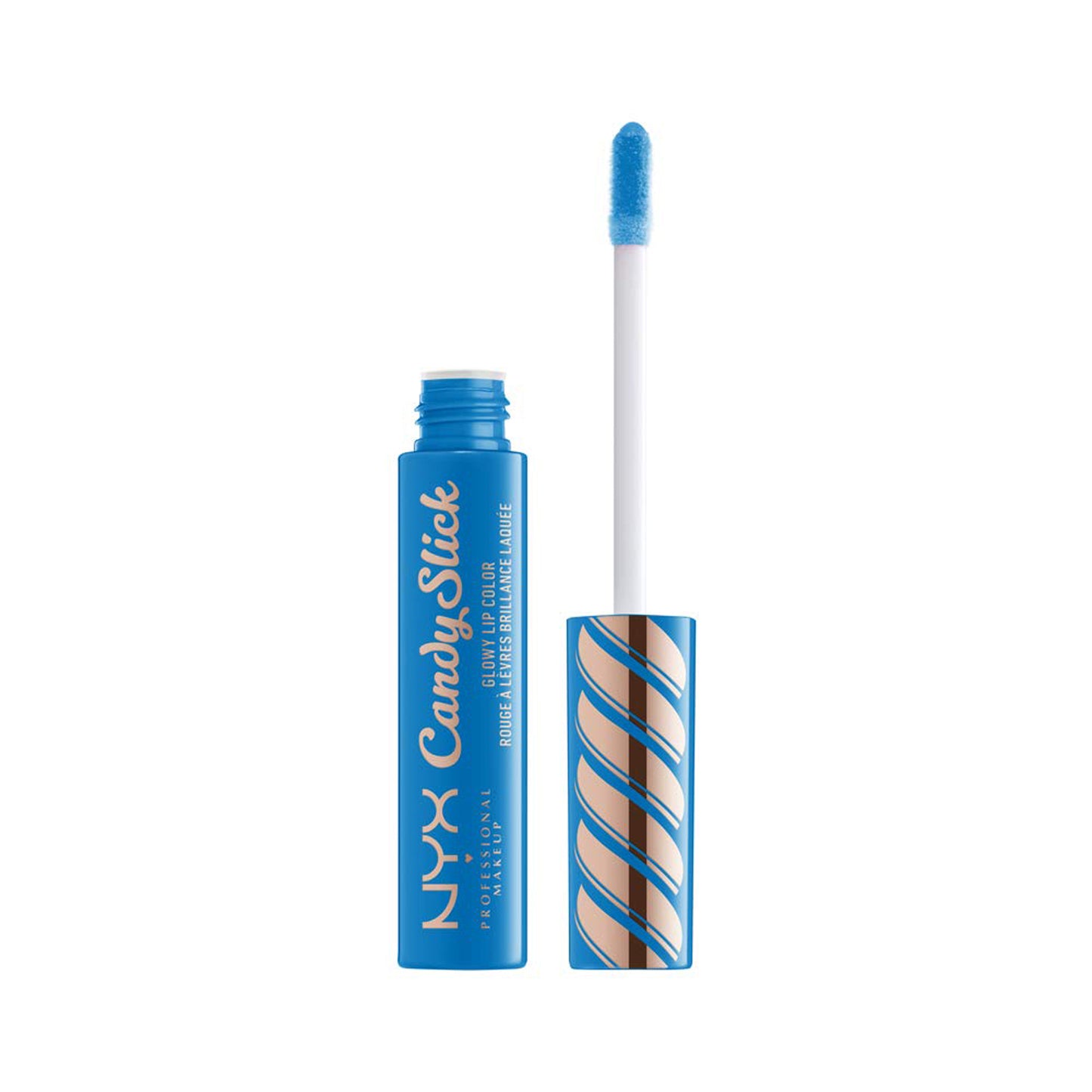 NYX Professional Makeup Candy Slick Glowy Lip Color, 12 Extra Mints
