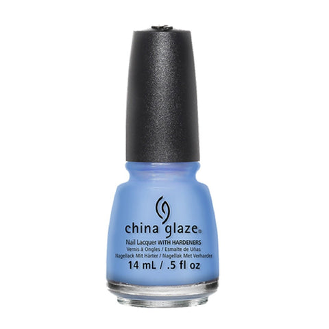 China Glaze Nail Lacquer with Hardeners, 1379 Boho Blues