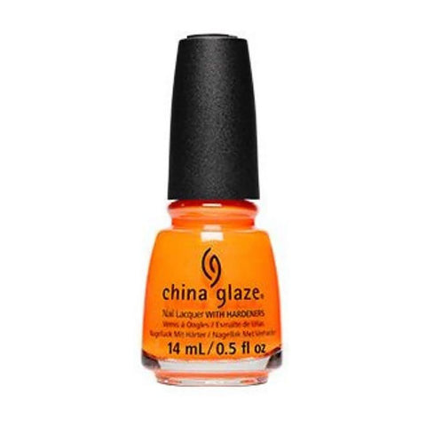 China Glaze Nail Lacquer with Hardeners, 1722 Takes Two To Mango